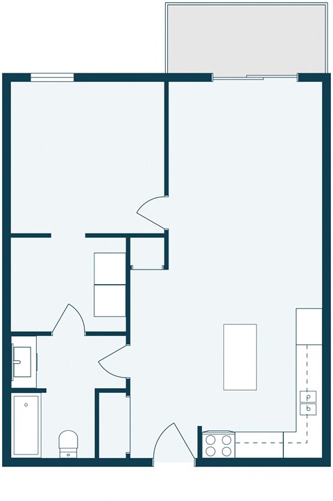 Desoto Estates | One Bedroom | Plan 11B